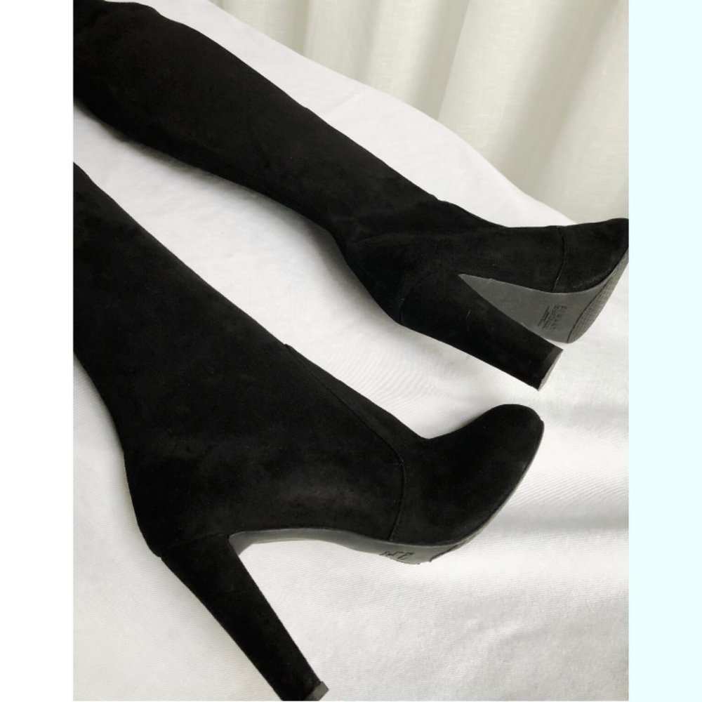 Stuart Weitzman Highland Over The Knee Heel Boots - Picture 11 of 14